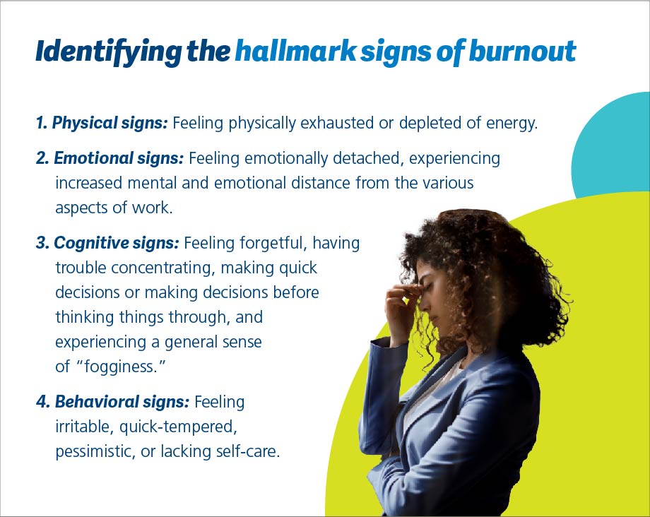 INFOGRAPHIC: Identifying the hallmark signs of burnout